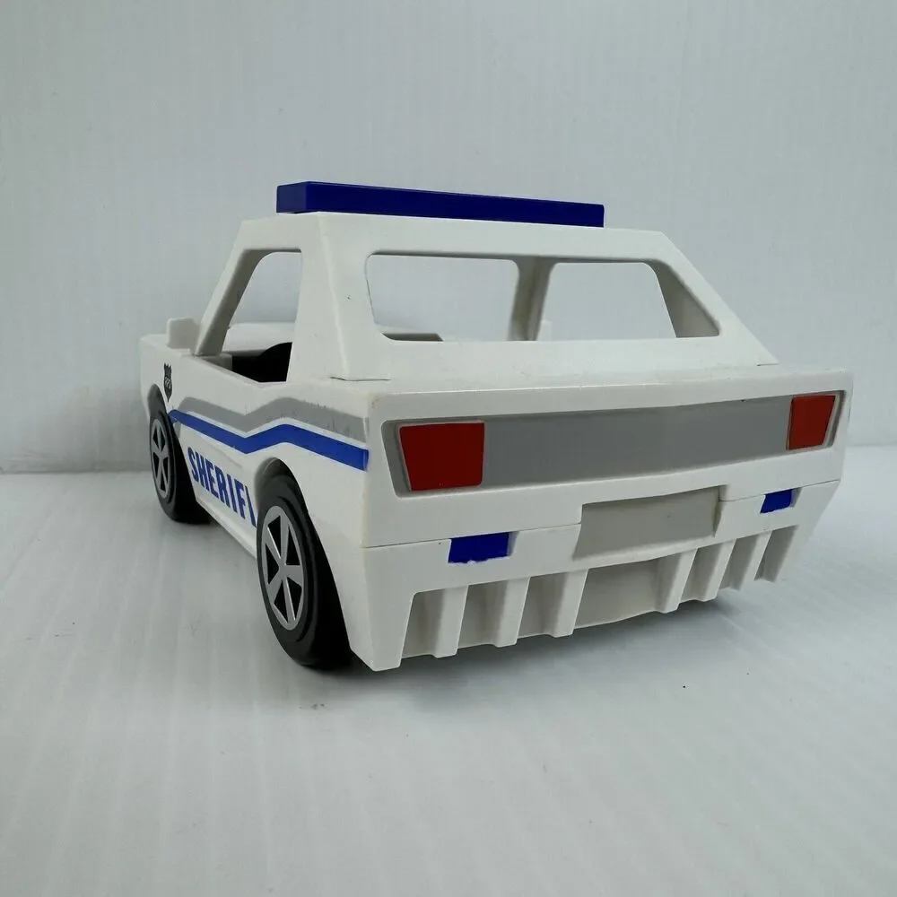 Roblox Neighborhood of Robloxia Patrol Car Toy Sheriff Police White Jazwares
